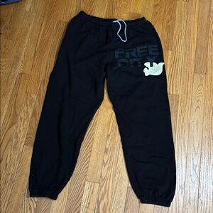 freecity free city black sweatpants size L